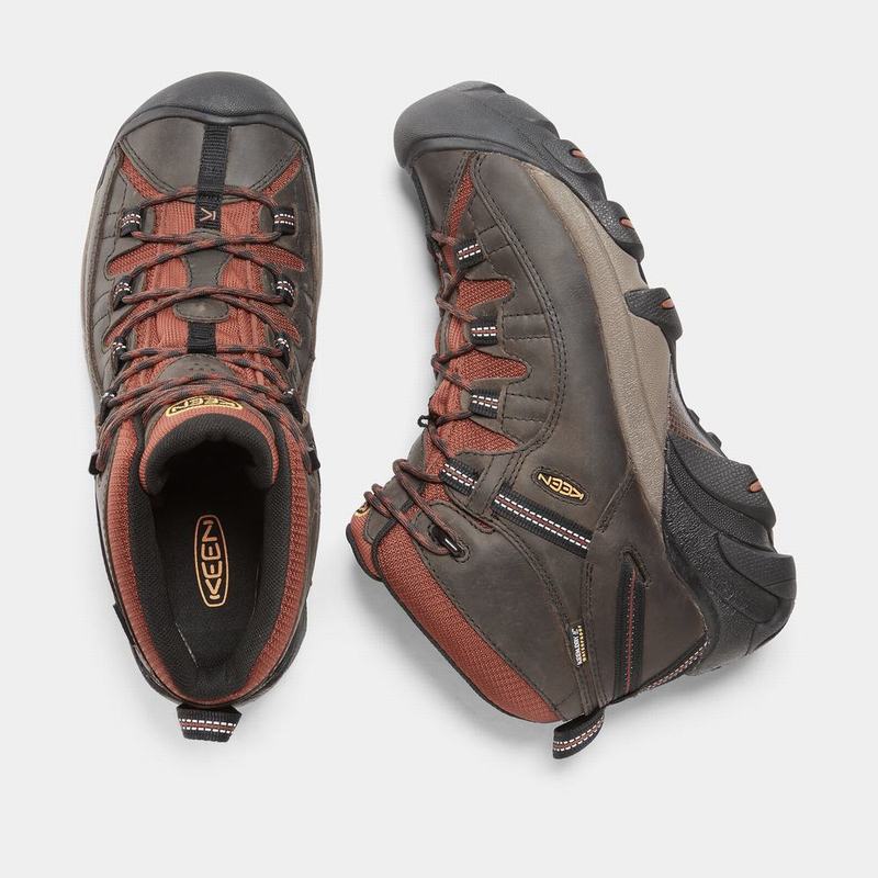 Keen Targhee II Waterproof Mid - Erkek Trekking Bot - Çikolata - Turkey (326598GNL)